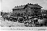 Atcheson, Topeka and Santa Fe Depot, Topeka, Ks. 1880
