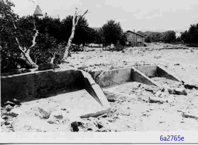Reservoir Broke in Winfield in 1916