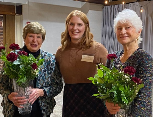 Cindy Goertz, Madison Metzinger and Elaine Rankin