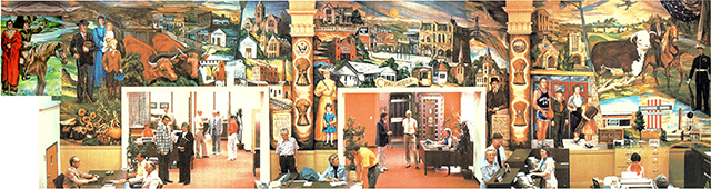 Mural at Corner Bank