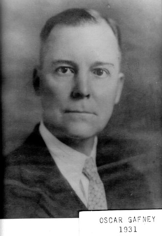 1931 J Oscar Gafney