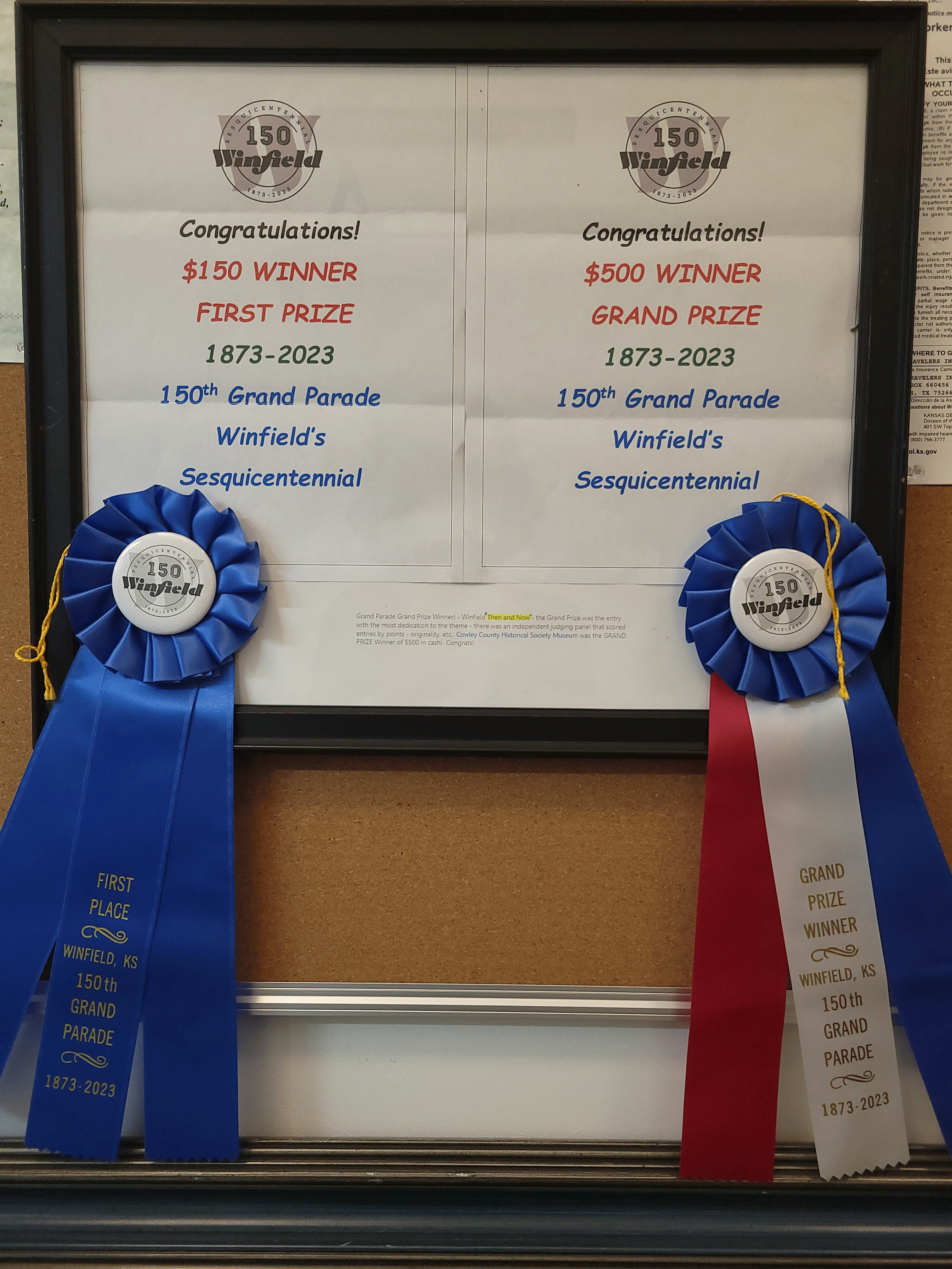 CCHSM Parade Award