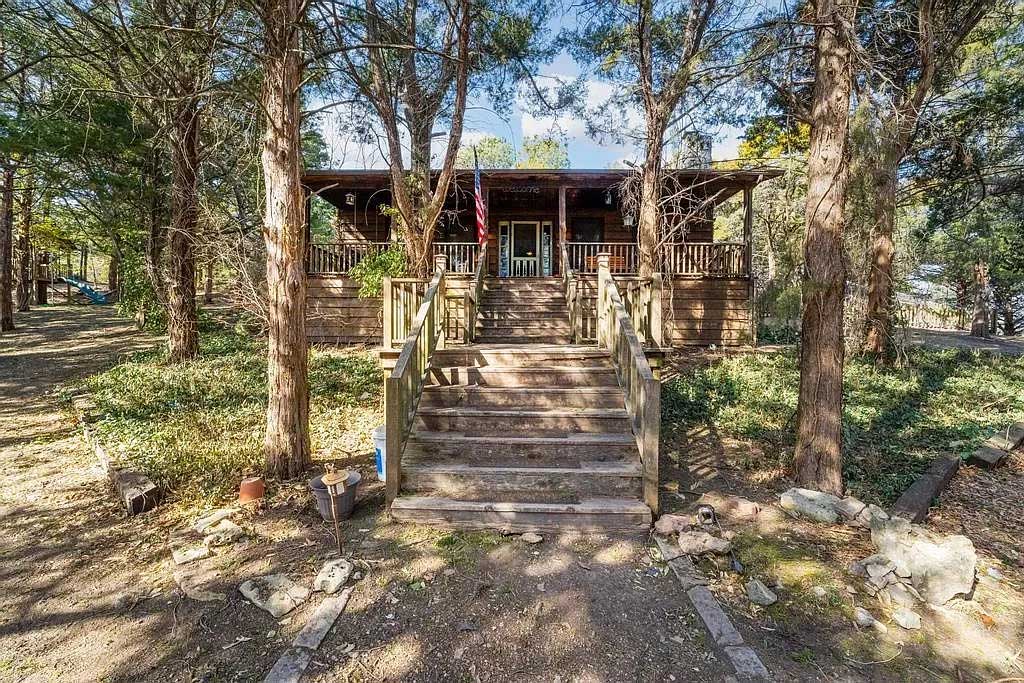 Present Lodge on top of hill