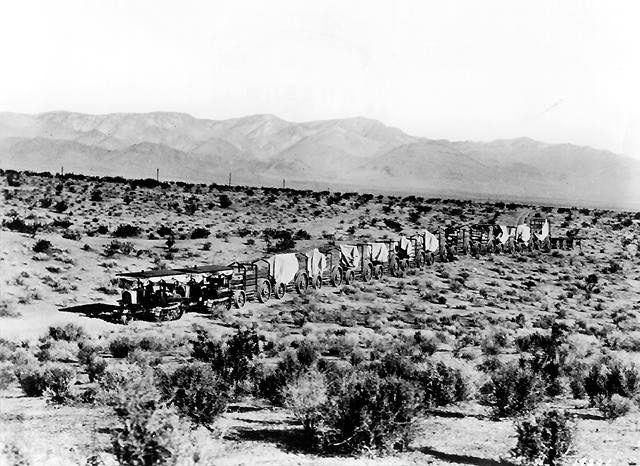 Supply Wagon Train
