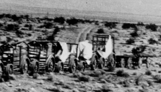 Wagons at tail end of train