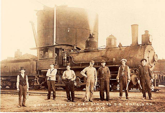 Switch Engine No. 2184 Santa Fe