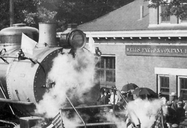 Front of locomotive