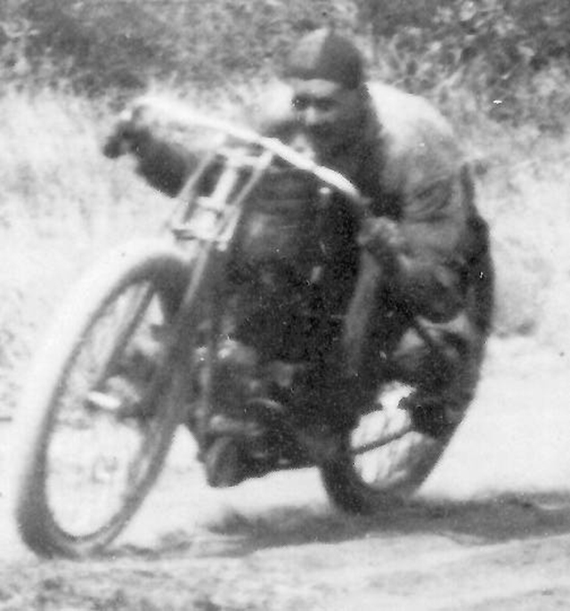 rider on the left