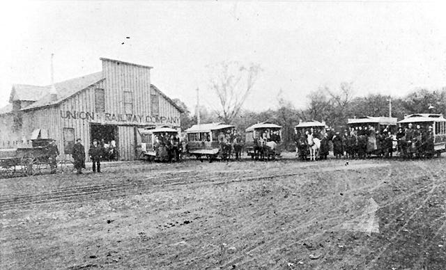 Union Street Railway Company Headquarters in Winfield, Ks.
