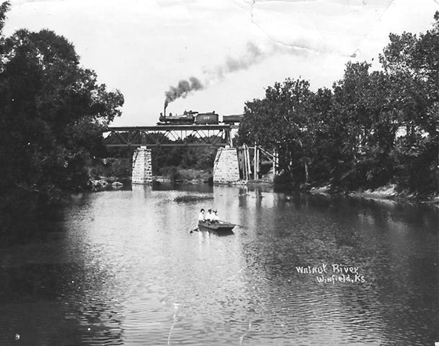Boat on the Walnut River
