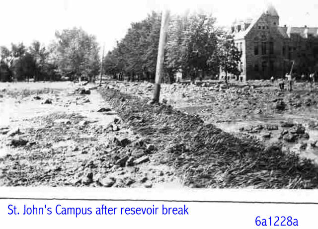 Reservoir Broke in Winfield in 1916