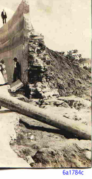 Reservoir Broke in Winfield in 1916