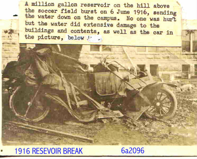 Reservoir Broke in Winfield in 1916