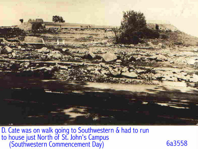 Reservoir Broke in Winfield in 1916