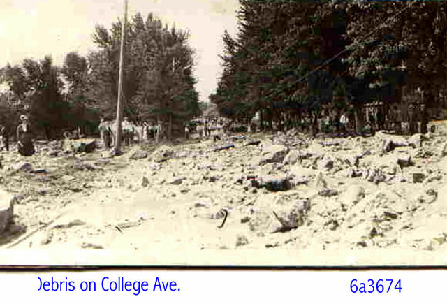 Reservoir Broke in Winfield in 1916