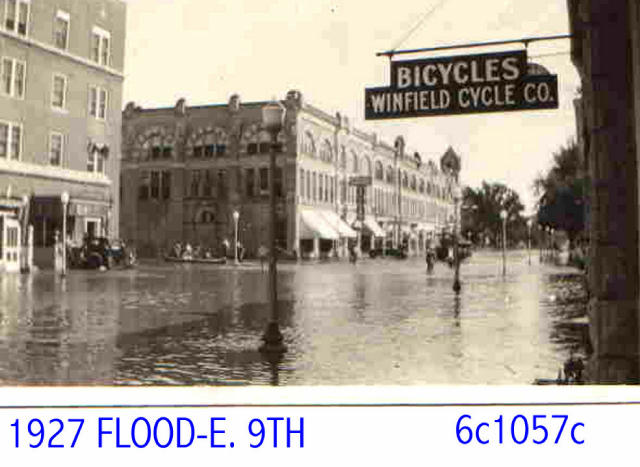 1927 Flood in Winfield, KS