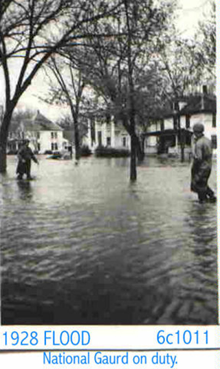 1928 Flood in Winfield, KS