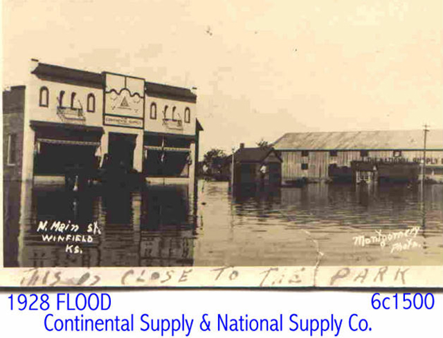 1928 Flood in Winfield, KS