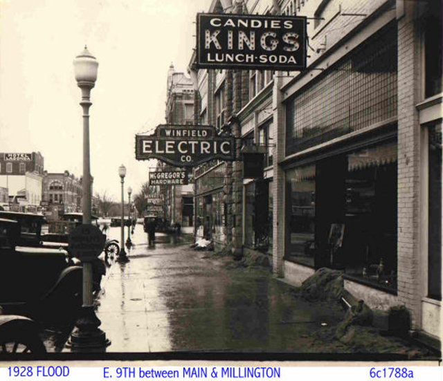 1928 Flood in Winfield, KS
