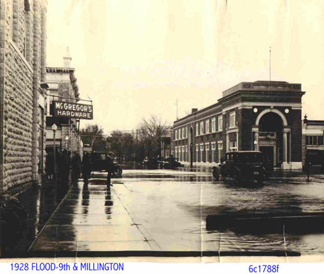 1928 Flood in Winfield, KS