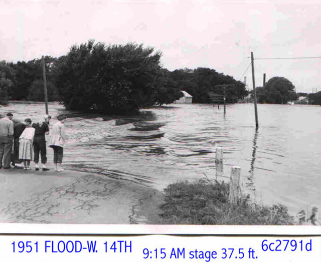 1951 Flood in Winfield, KS