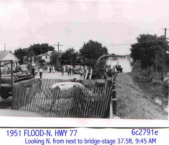 1951 Flood in Winfield, KS