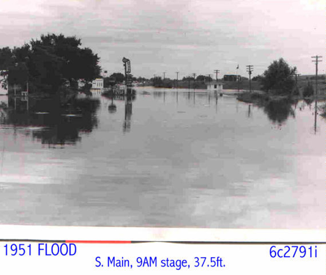 1951 Flood in Winfield, KS
