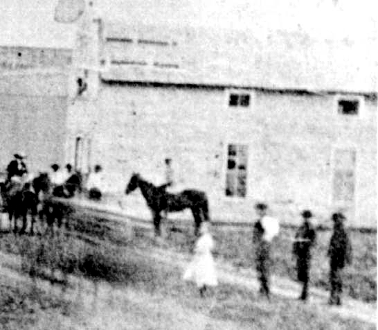 Buildings and Horseman