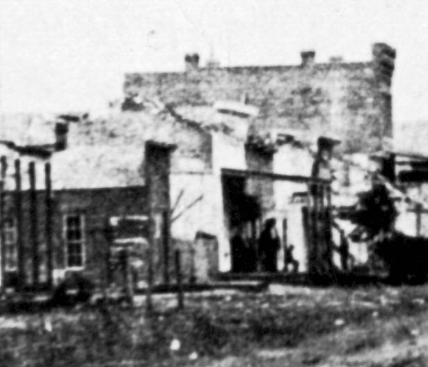 Detail of Buildings in Distance on Left
