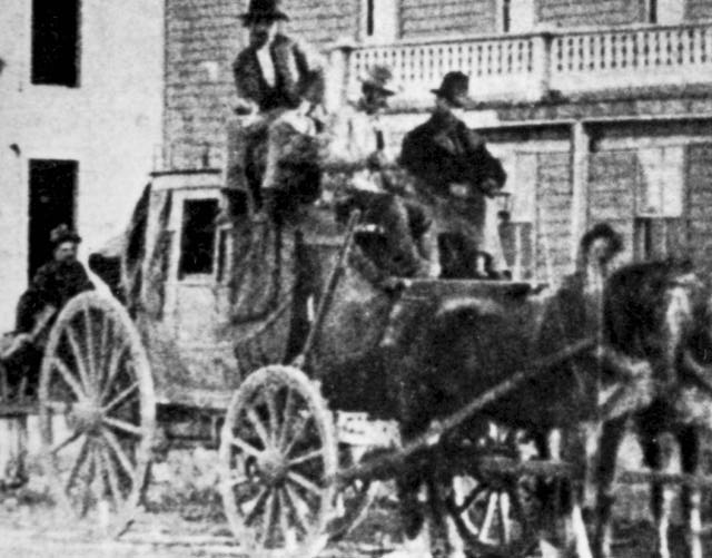 Scage Coach & First Team of Horses