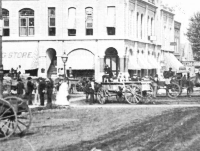Wagon in Foreground
