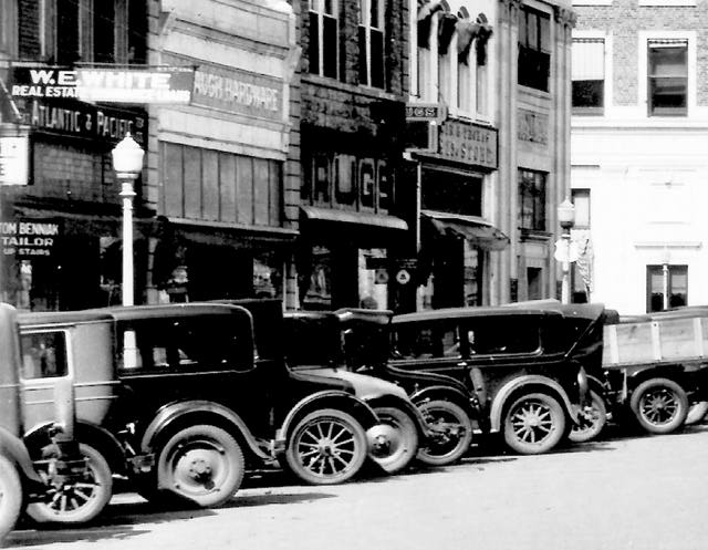 cars and stores