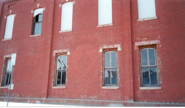red brick building