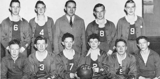 Junior High Basketball, Ralph Titus Coach