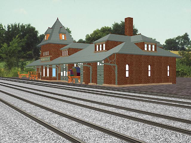 view from south